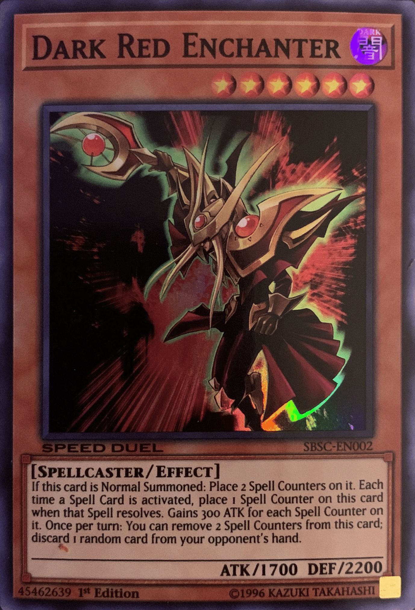 Dark Red Enchanter [SBSC-EN002] Super Rare | Card Merchant Takapuna