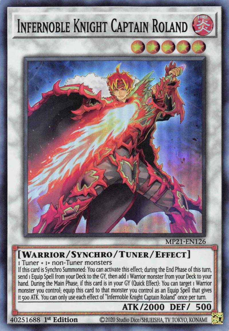 Infernoble Knight Captain Roland [MP21-EN126] Super Rare | Card Merchant Takapuna