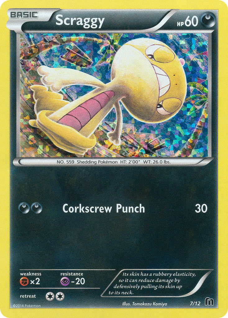 Scraggy (7/12) [McDonald's Promos: 2016 Collection] | Card Merchant Takapuna