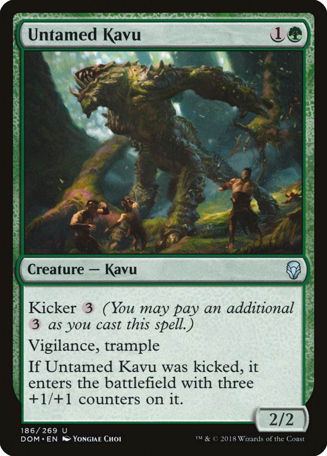 Untamed Kavu [Dominaria] | Card Merchant Takapuna