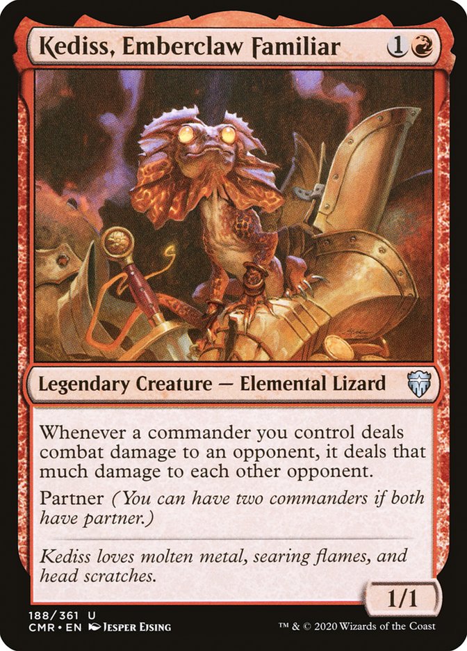 Kediss, Emberclaw Familiar [Commander Legends] | Card Merchant Takapuna