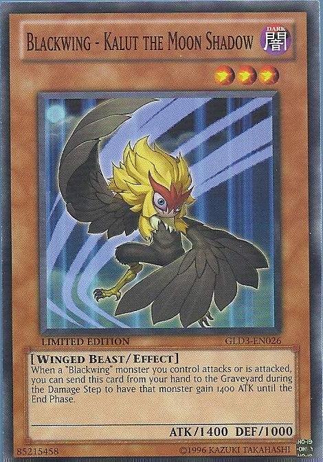 Blackwing - Kalut the Moon Shadow [GLD3-EN026] Common | Card Merchant Takapuna