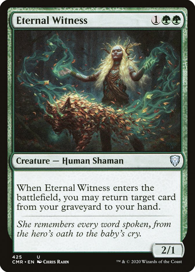 Eternal Witness [Commander Legends] | Card Merchant Takapuna