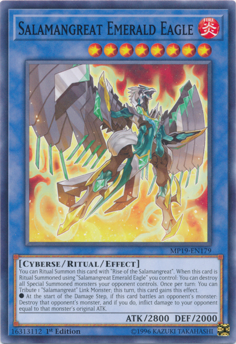 Salamangreat Emerald Eagle [MP19-EN179] Common | Card Merchant Takapuna