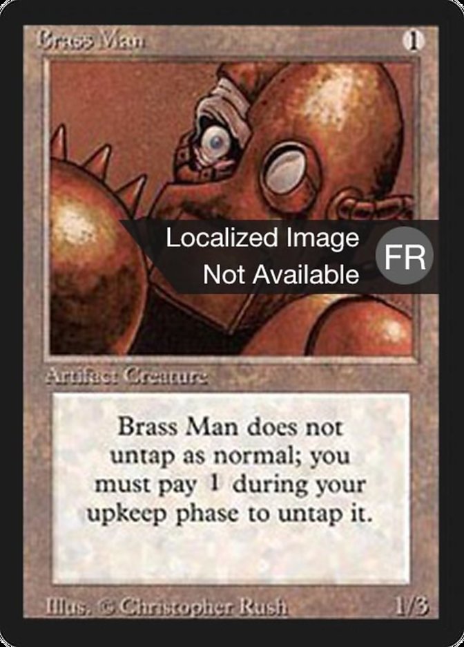 Brass Man [Foreign Black Border] | Card Merchant Takapuna