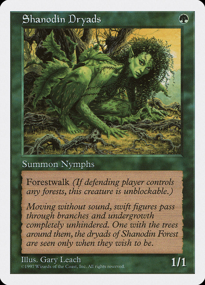 Shanodin Dryads [Fifth Edition] | Card Merchant Takapuna