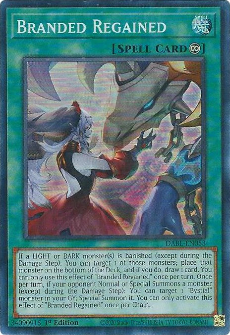 Branded Regained [DABL-EN053] Super Rare | Card Merchant Takapuna