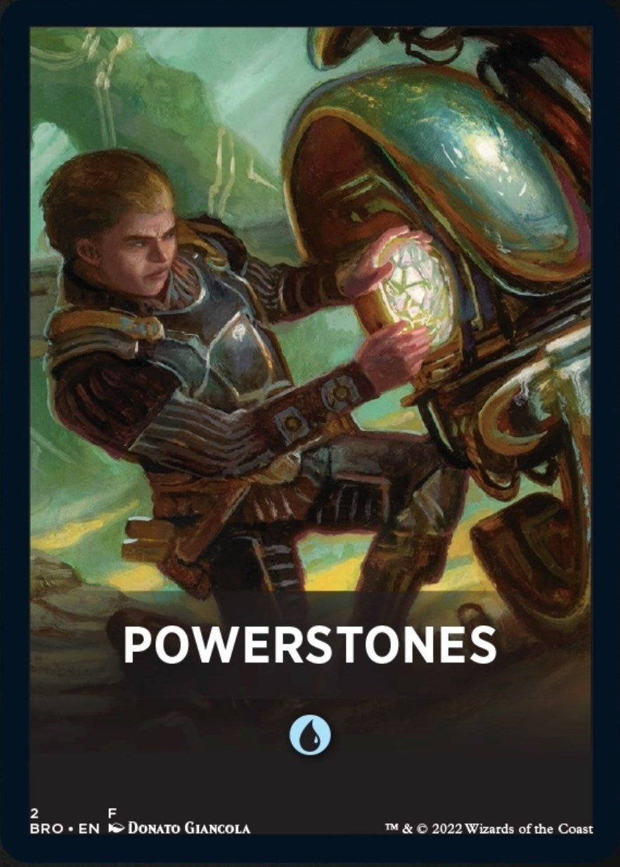 Powerstones Theme Card [The Brothers' War Tokens] | Card Merchant Takapuna