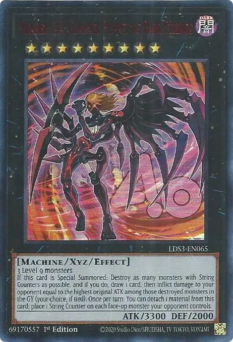 Number C40: Gimmick Puppet of Dark Strings (Red) [LDS3-EN065] Ultra Rare | Card Merchant Takapuna