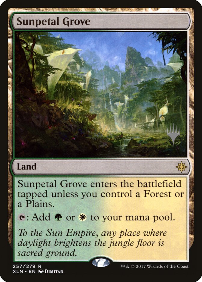 Sunpetal Grove (Promo Pack) [Ixalan Promos] | Card Merchant Takapuna