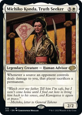 Michiko Konda, Truth Seeker [Jumpstart 2022] | Card Merchant Takapuna