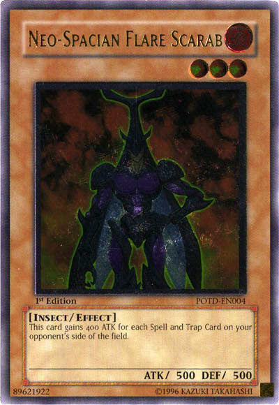 Neo-Spacian Flare Scarab [POTD-EN004] Ultimate Rare | Card Merchant Takapuna