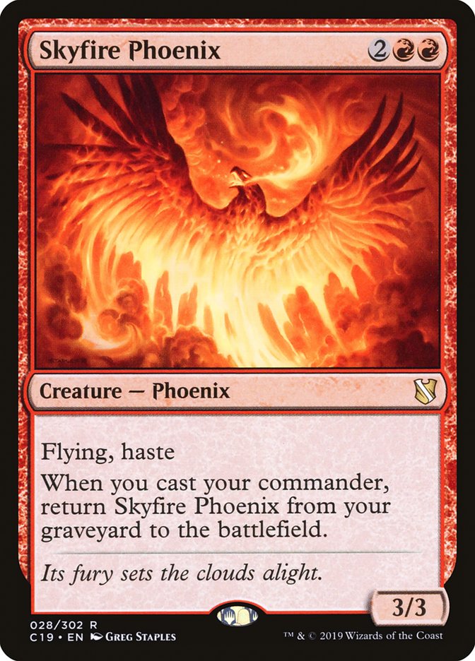 Skyfire Phoenix [Commander 2019] | Card Merchant Takapuna