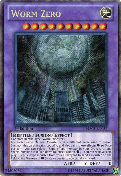 Worm Zero [HA03-EN056] Secret Rare | Card Merchant Takapuna