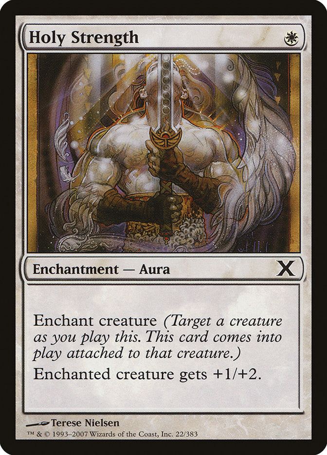 Holy Strength [Tenth Edition] | Card Merchant Takapuna