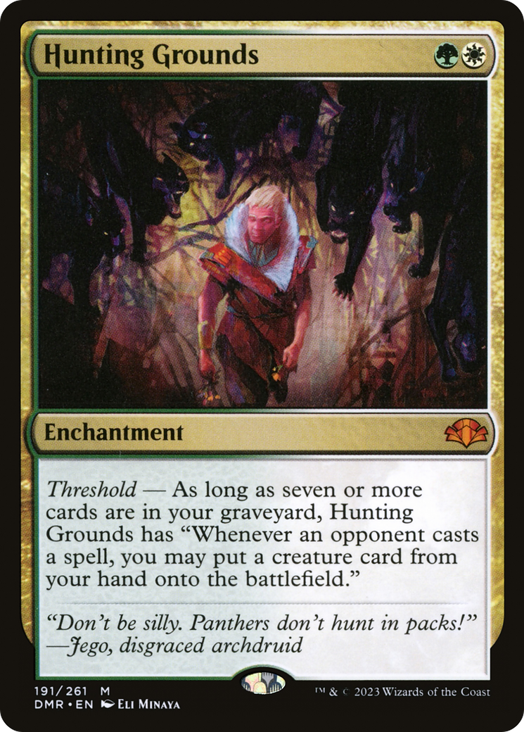 Hunting Grounds [Dominaria Remastered] | Card Merchant Takapuna