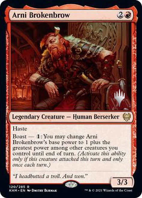 Arni Brokenbrow (Promo Pack) [Kaldheim Promos] | Card Merchant Takapuna