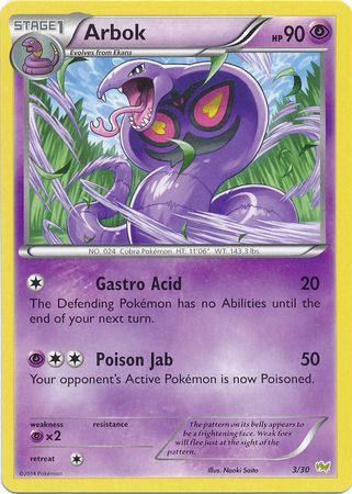 Arbok (3/30) [XY: Trainer Kit - Noivern] | Card Merchant Takapuna