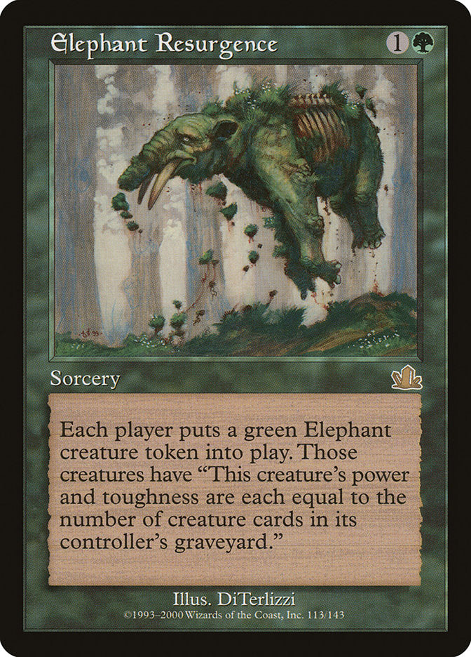 Elephant Resurgence [Prophecy] | Card Merchant Takapuna