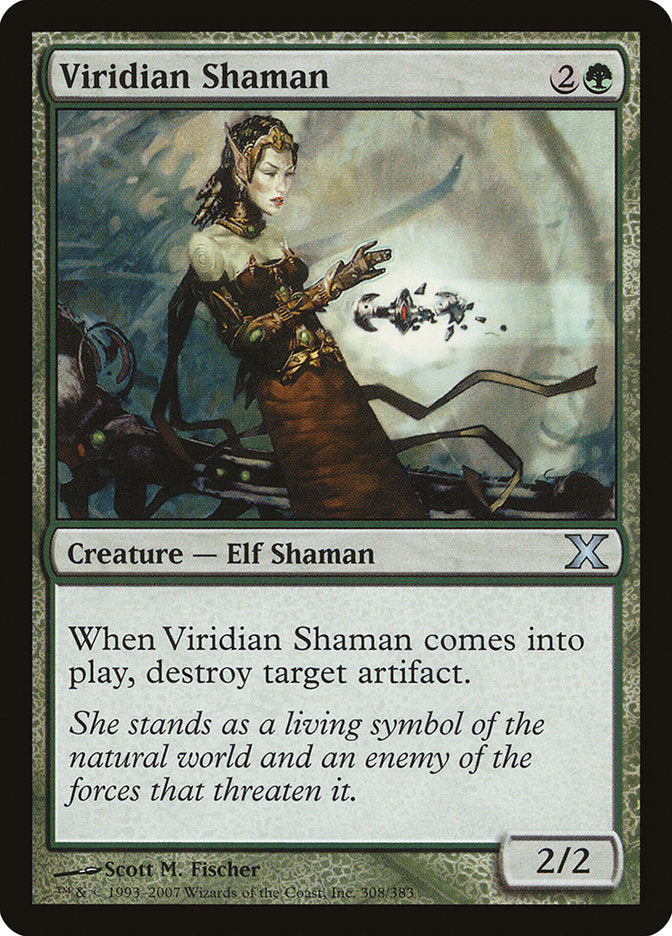 Viridian Shaman [Tenth Edition] | Card Merchant Takapuna