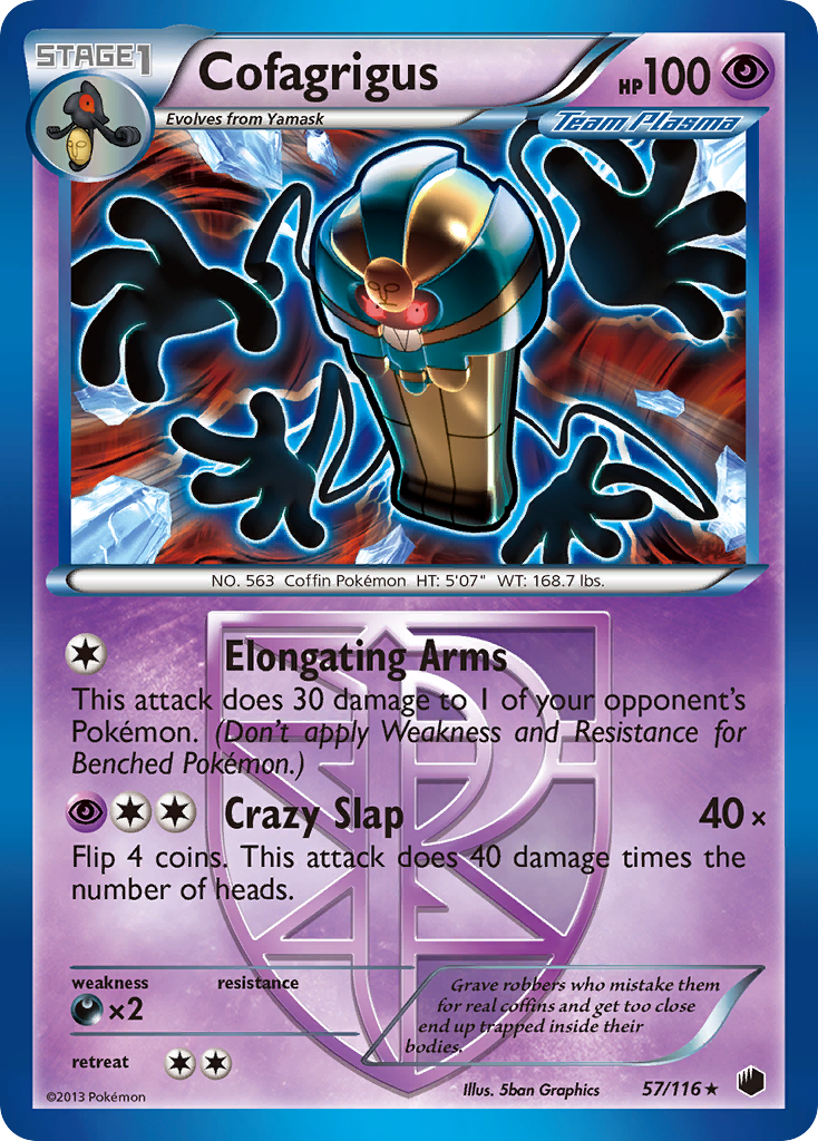 Cofagrigus (57/116) [Black & White: Plasma Freeze] | Card Merchant Takapuna