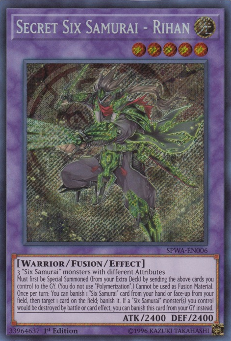 Secret Six Samurai - Rihan [SPWA-EN006] Secret Rare | Card Merchant Takapuna