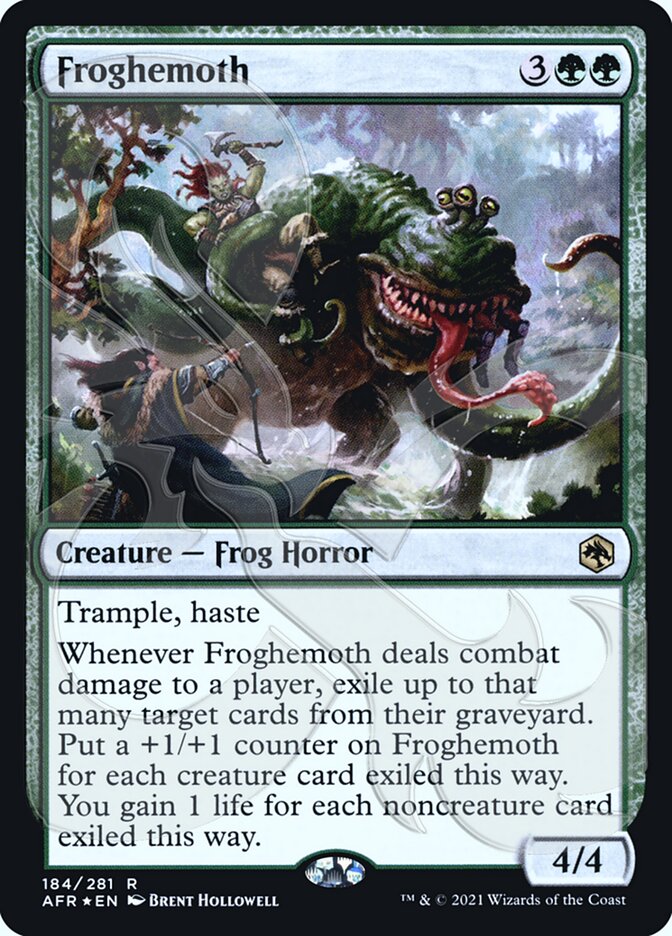 Froghemoth (Ampersand Promo) [Dungeons & Dragons: Adventures in the Forgotten Realms Promos] | Card Merchant Takapuna