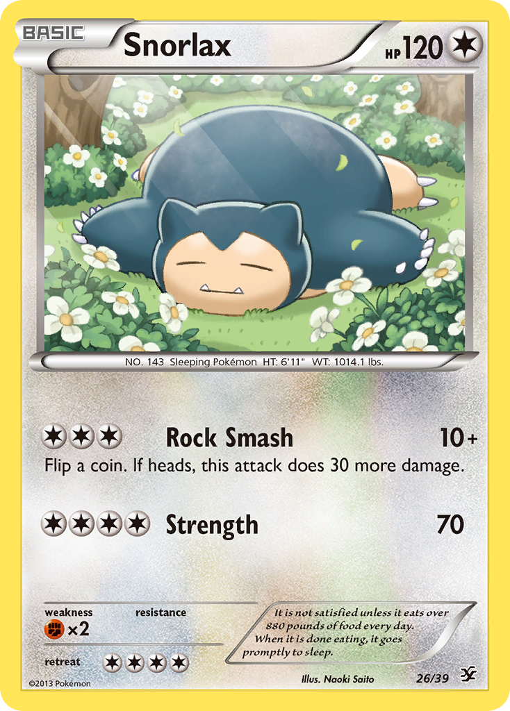 Snorlax (26/39) [XY: Kalos Starter Set] | Card Merchant Takapuna