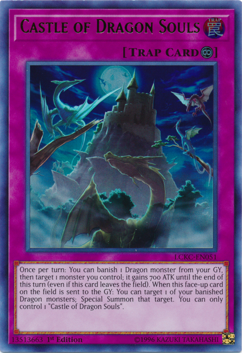 Castle of Dragon Souls [LCKC-EN051] Ultra Rare | Card Merchant Takapuna