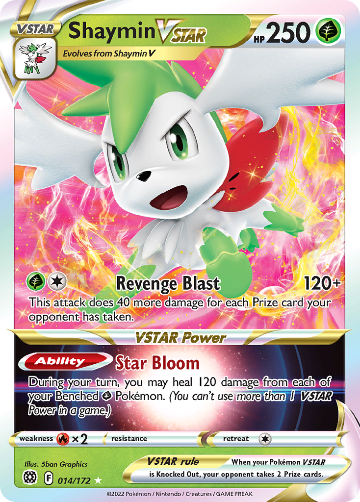 Shaymin VSTAR (014/172) (Jumbo Card) [Sword & Shield: Brilliant Stars] | Card Merchant Takapuna