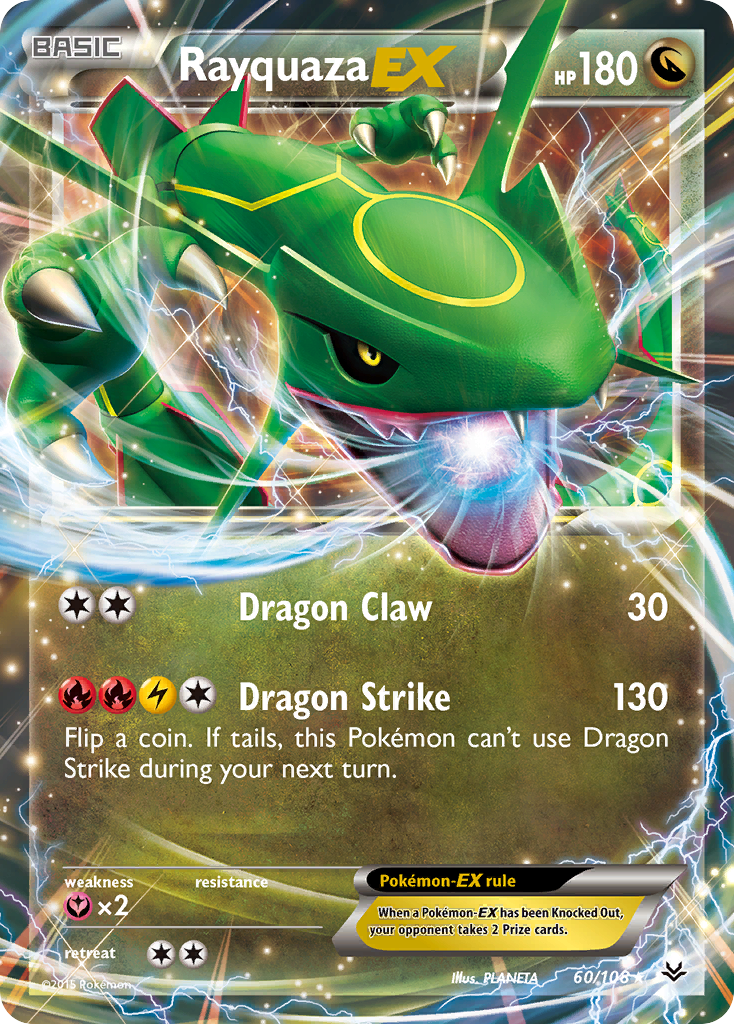 Rayquaza EX (60/108) [XY: Roaring Skies] | Card Merchant Takapuna