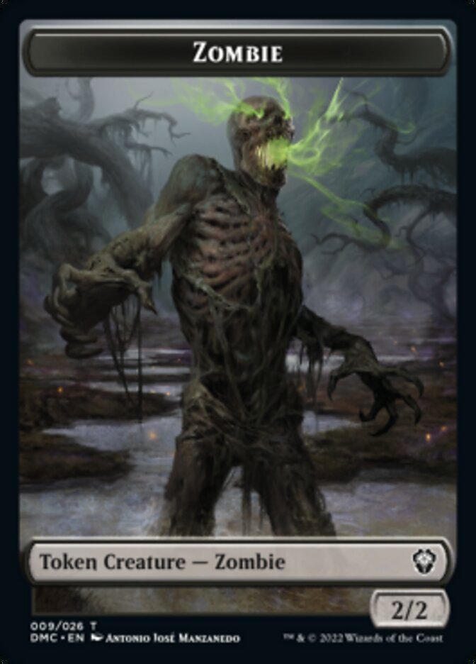 Soldier // Zombie Double-Sided Token [Dominaria United Tokens] | Card Merchant Takapuna