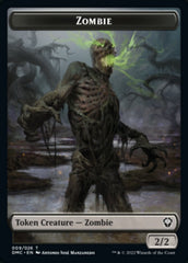 Phyrexian // Zombie Double-Sided Token [Dominaria United Tokens] | Card Merchant Takapuna