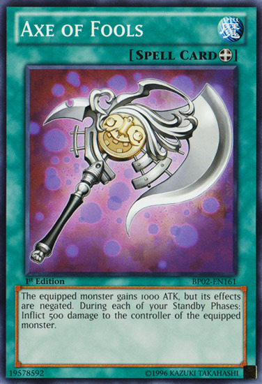 Axe of Fools [BP02-EN161] Mosaic Rare | Card Merchant Takapuna