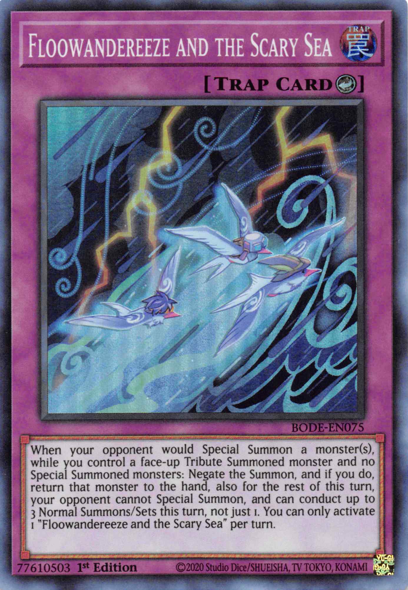 Floowandereeze and the Scary Sea [BODE-EN075] Super Rare | Card Merchant Takapuna