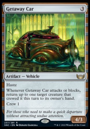 Getaway Car (Promo Pack) [Streets of New Capenna Promos] | Card Merchant Takapuna