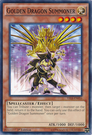 Golden Dragon Summoner [YS14-EN016] Common | Card Merchant Takapuna