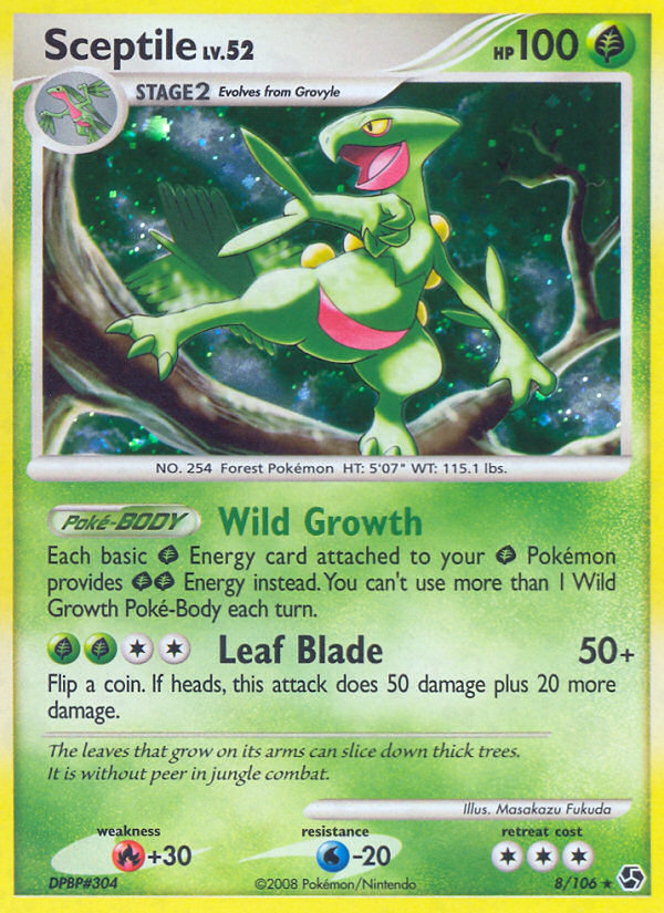 Sceptile (8/106) [Diamond & Pearl: Great Encounters] | Card Merchant Takapuna