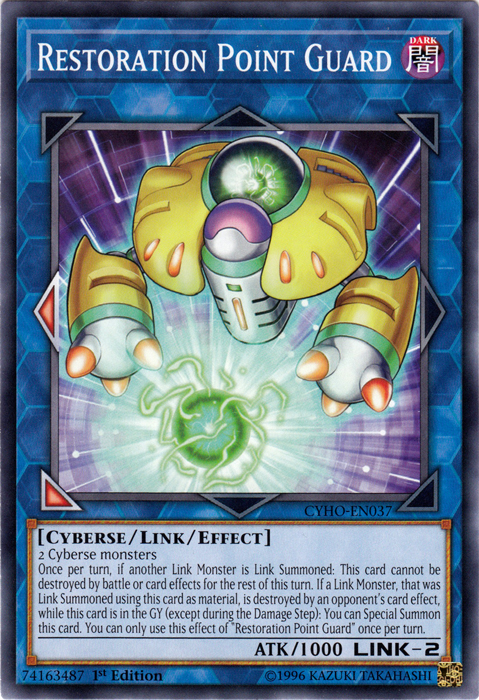 Restoration Point Guard [CYHO-EN037] Common | Card Merchant Takapuna