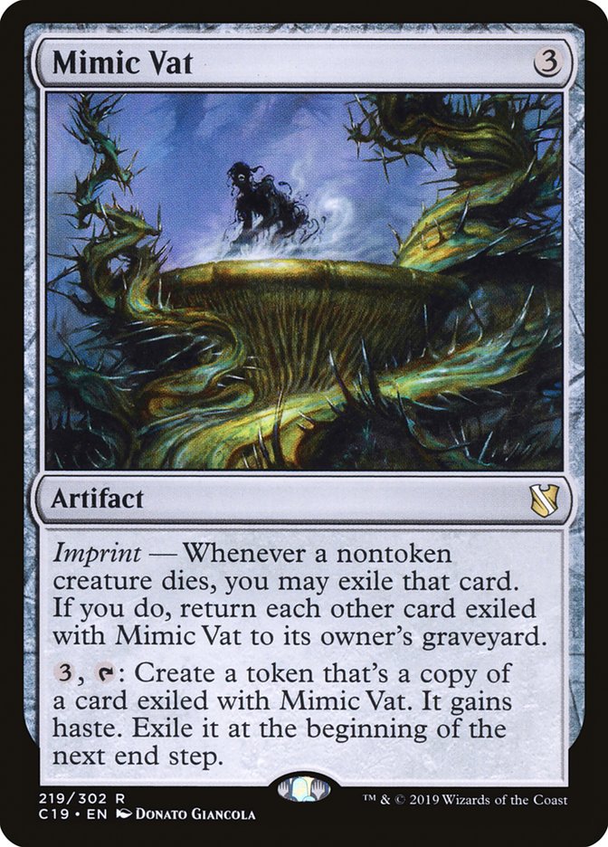 Mimic Vat [Commander 2019] | Card Merchant Takapuna