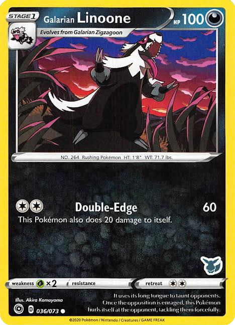 Galarian Linoone (036/073) (Eevee Deck) [Battle Academy 2022] | Card Merchant Takapuna