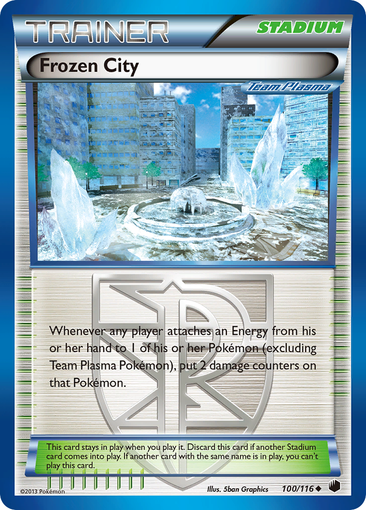 Frozen City (100/116) [Black & White: Plasma Freeze] | Card Merchant Takapuna