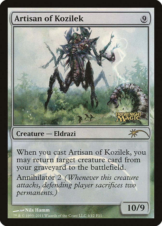 Artisan of Kozilek [Friday Night Magic 2011] | Card Merchant Takapuna