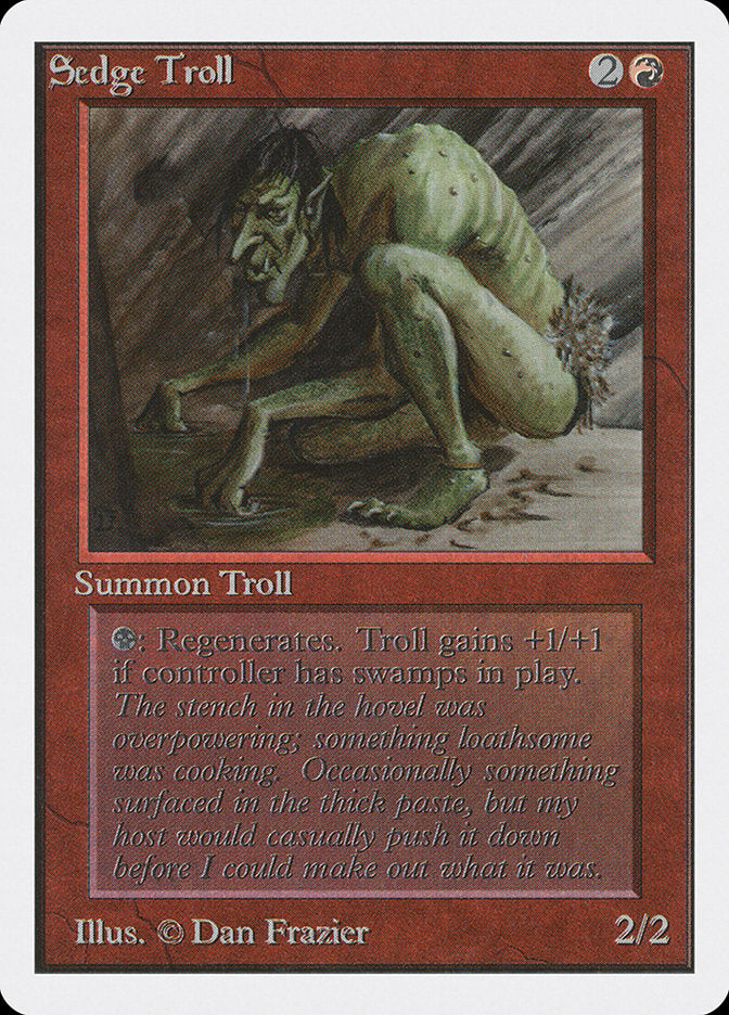 Sedge Troll [Unlimited Edition] | Card Merchant Takapuna