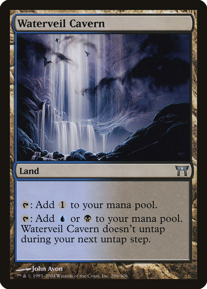 Waterveil Cavern [Champions of Kamigawa] | Card Merchant Takapuna