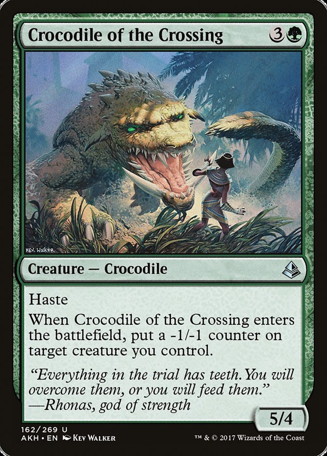 Crocodile of the Crossing [Amonkhet] | Card Merchant Takapuna