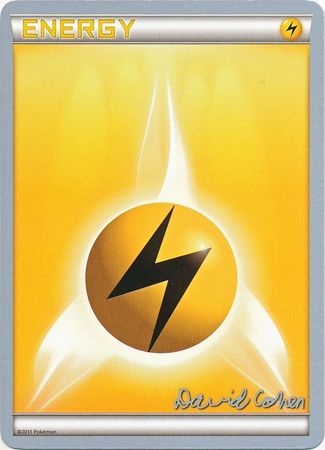 Lightning Energy (Twinboar - David Cohen) [World Championships 2011] | Card Merchant Takapuna