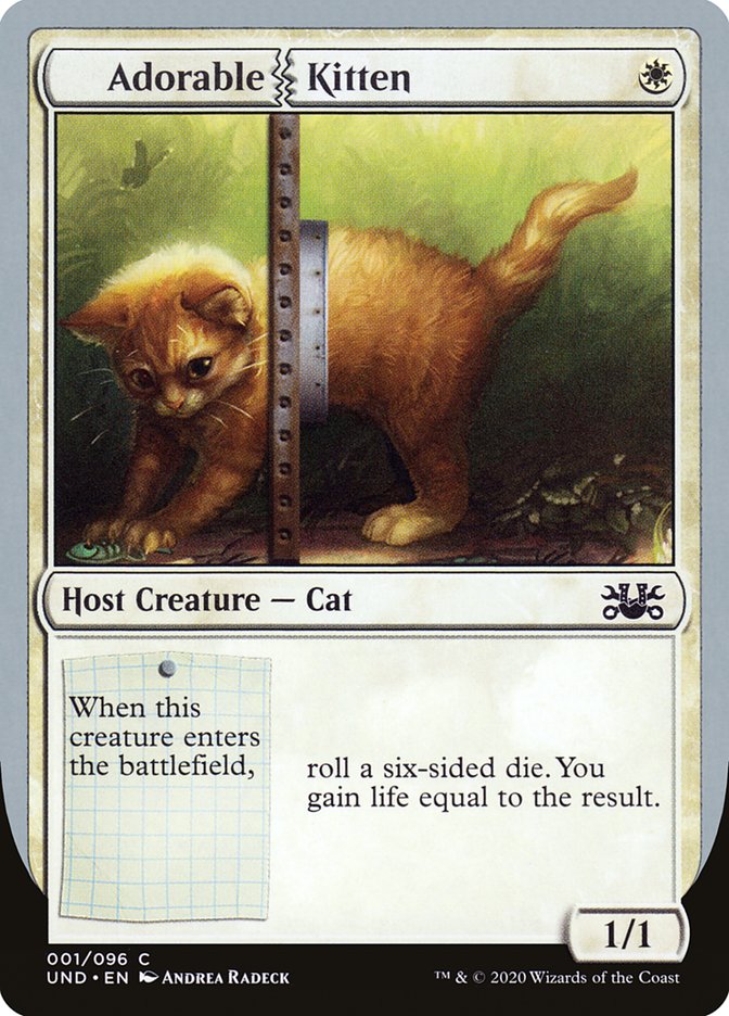 Adorable Kitten [Unsanctioned] | Card Merchant Takapuna