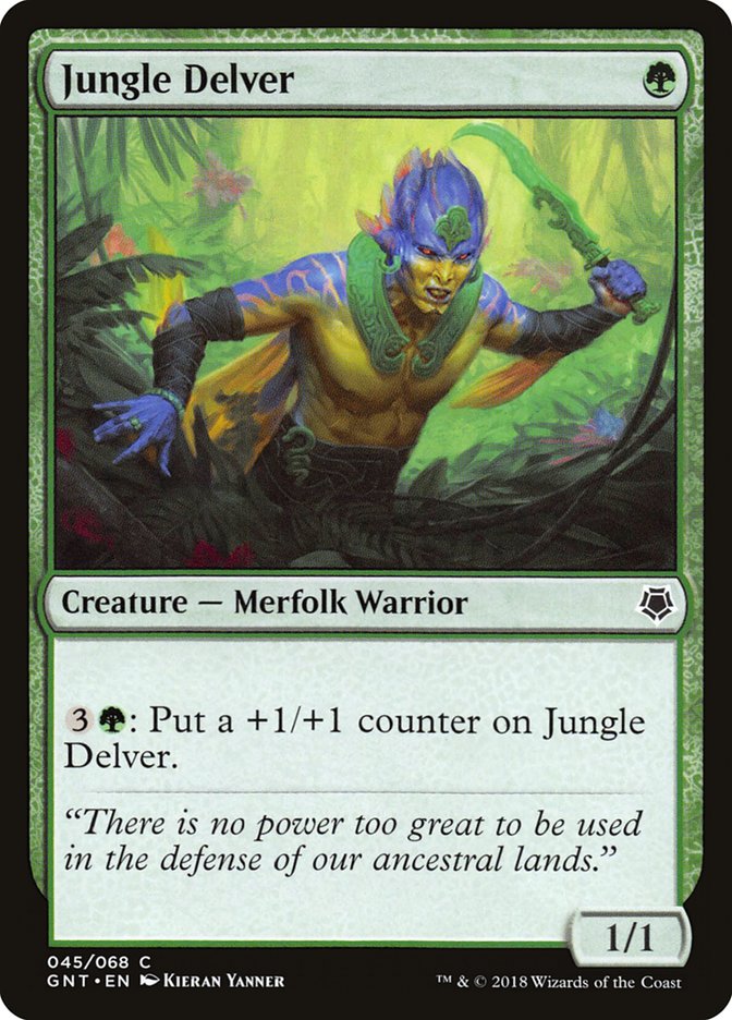 Jungle Delver [Game Night 2018] | Card Merchant Takapuna