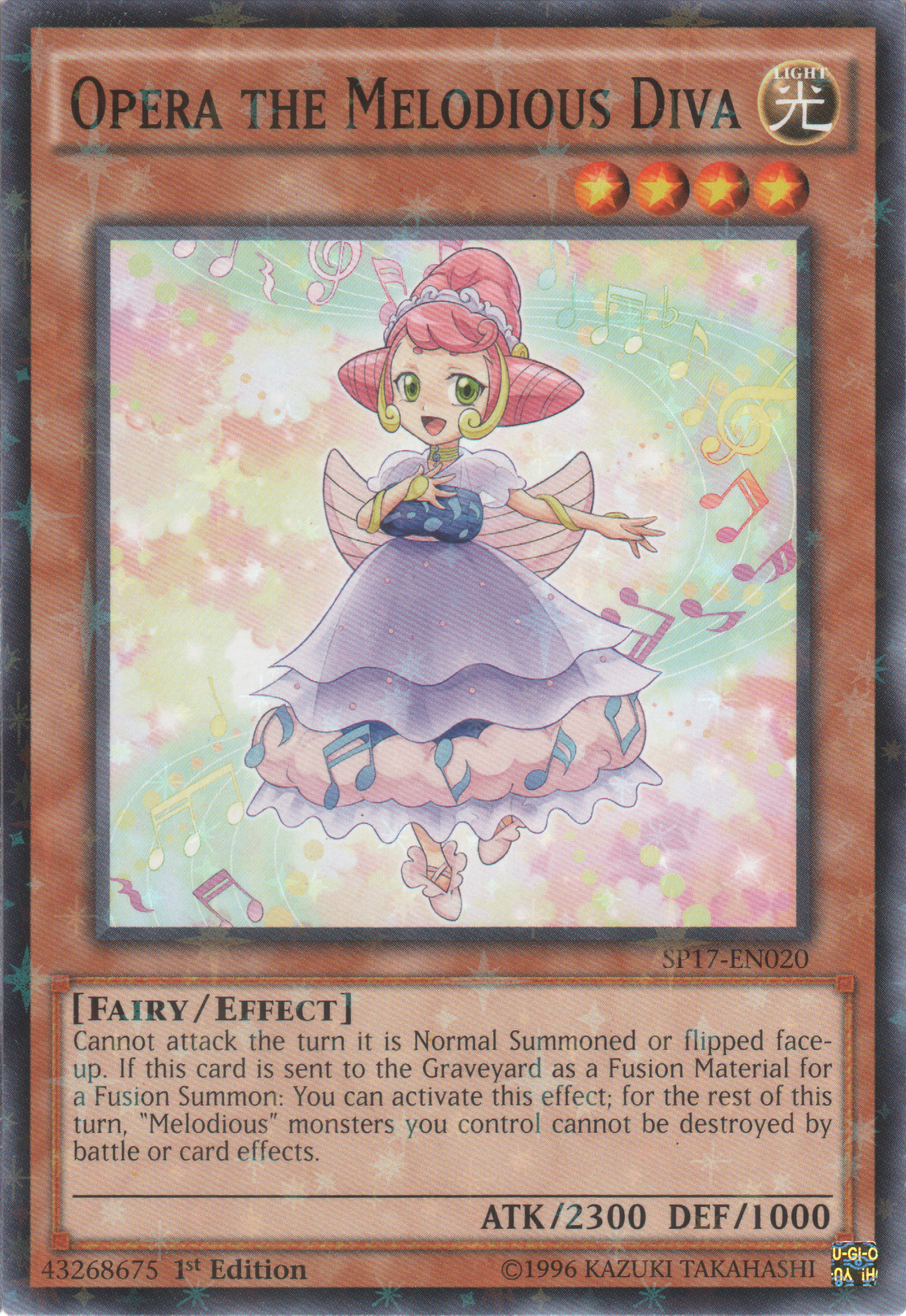 Opera the Melodious Diva [SP17-EN020] Starfoil Rare | Card Merchant Takapuna